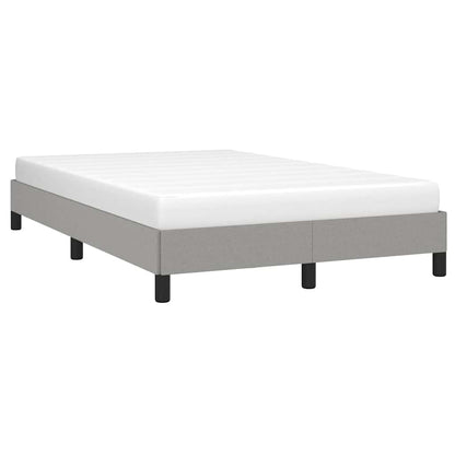 Giroletto senza Materasso Grigio Chiaro 120x190 cm in Tessuto