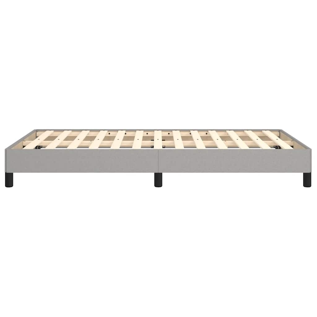 Giroletto senza Materasso Grigio Chiaro 120x190 cm in Tessuto