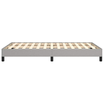 Giroletto senza Materasso Grigio Chiaro 120x190 cm in Tessuto