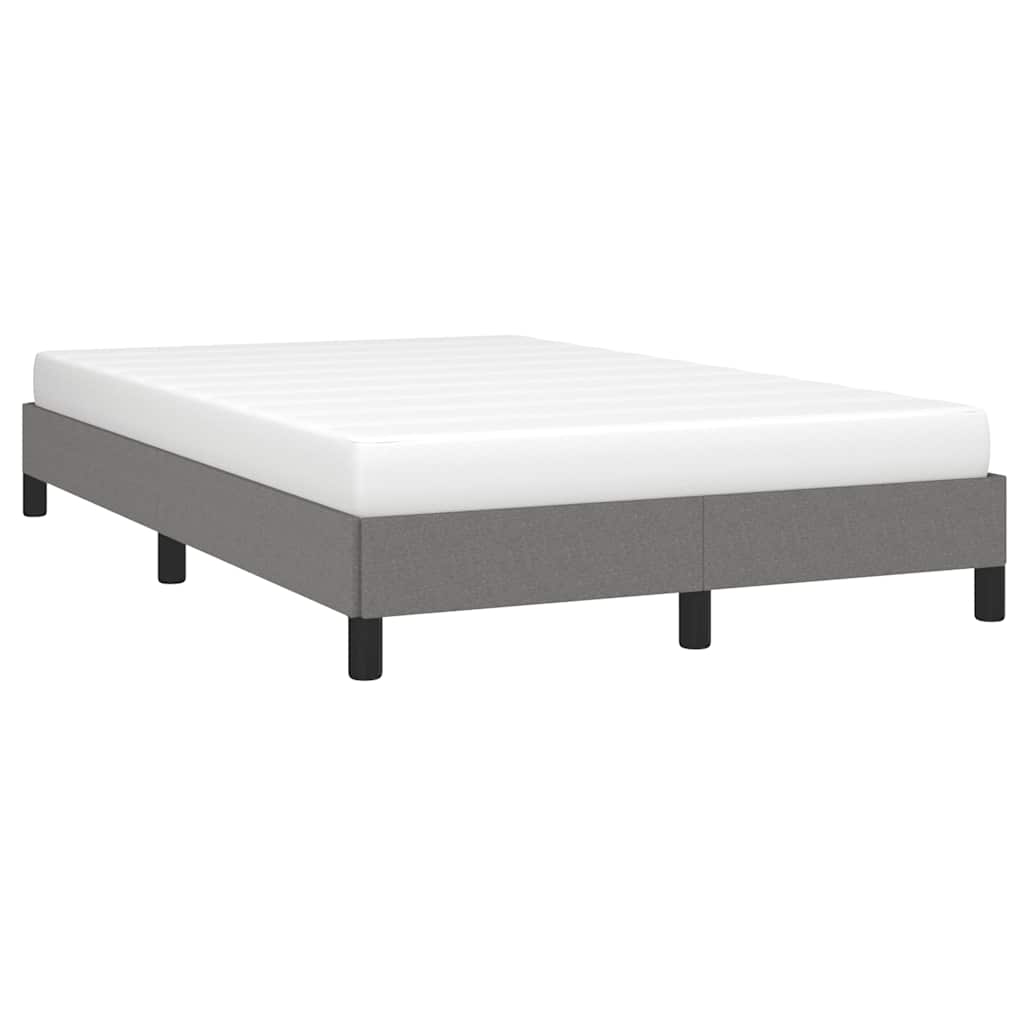 Giroletto senza Materasso Grigio Scuro 120x190 cm in Tessuto
