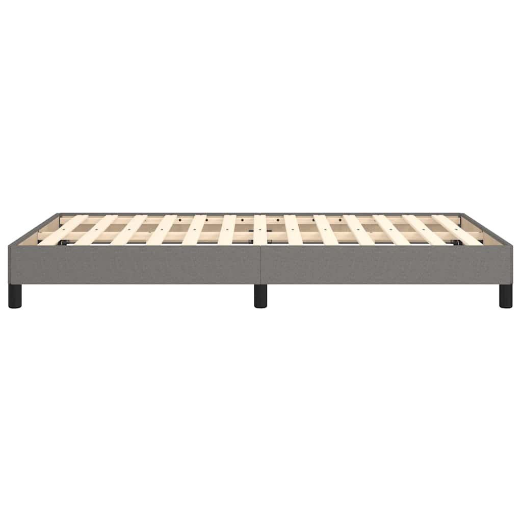 Giroletto senza Materasso Grigio Scuro 120x190 cm in Tessuto