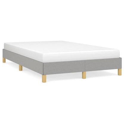 Giroletto senza Materasso Grigio Chiaro 120x190 cm in Tessuto