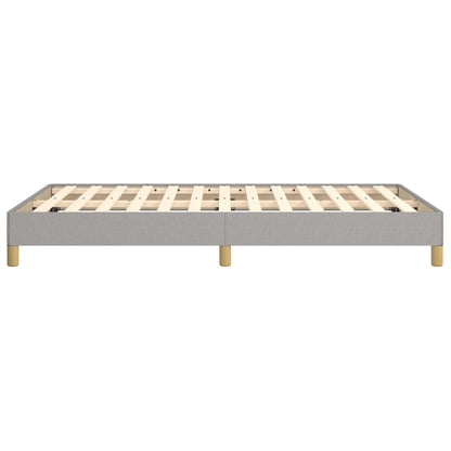 Giroletto senza Materasso Grigio Chiaro 120x190 cm in Tessuto