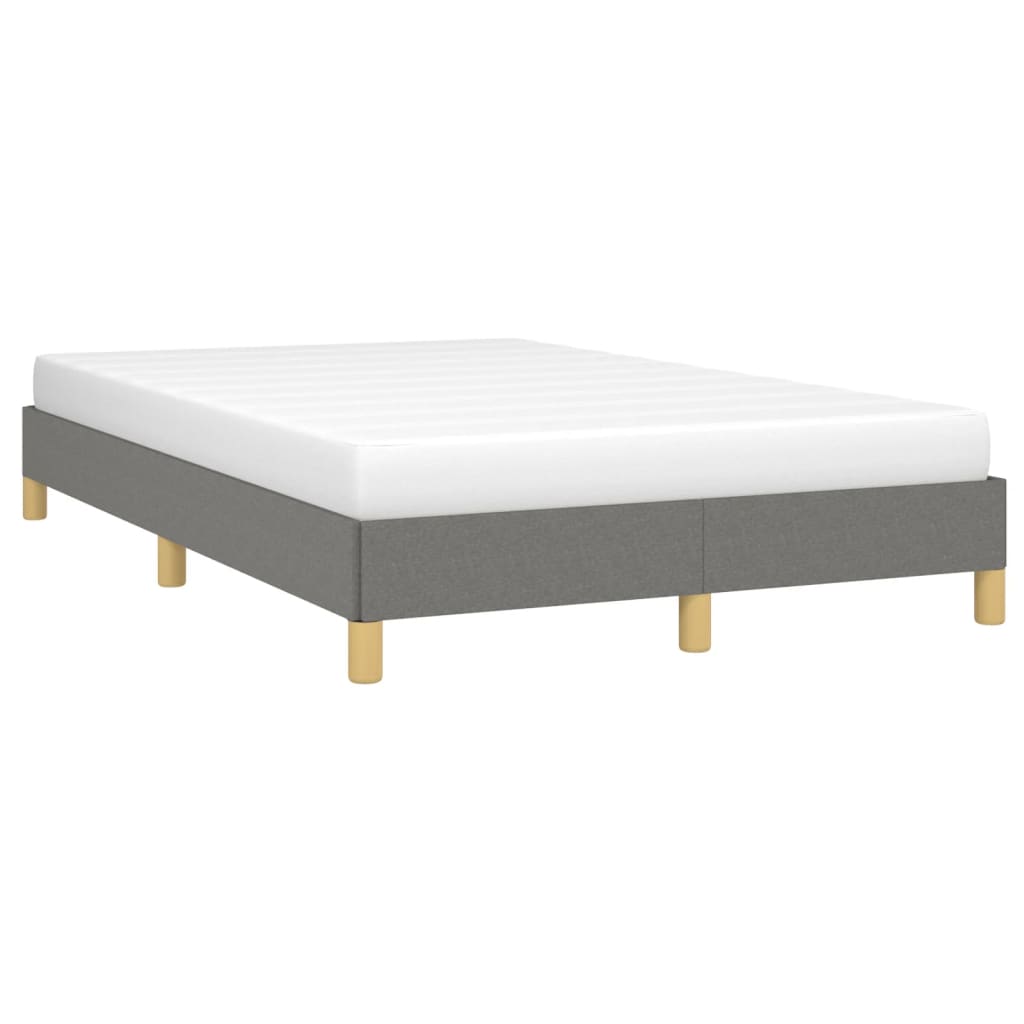 Giroletto senza Materasso Grigio Scuro 120x190 cm in Tessuto