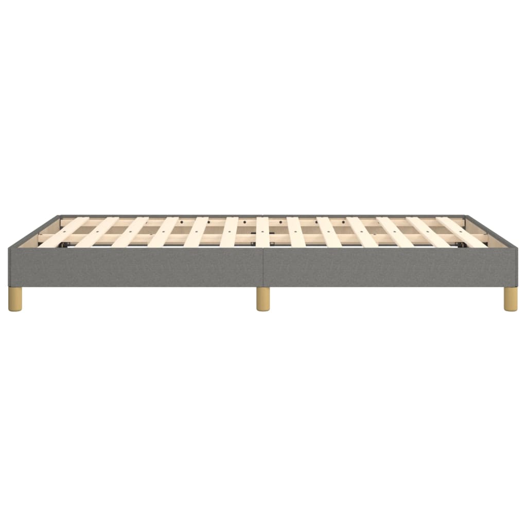 Giroletto senza Materasso Grigio Scuro 120x190 cm in Tessuto
