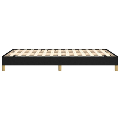 Giroletto senza Materasso Nero 120x190 cm in Tessuto