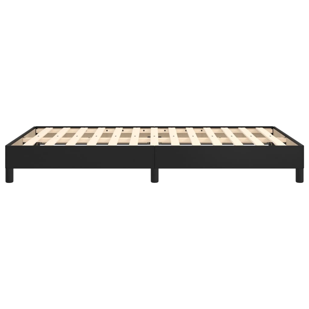 Giroletto senza Materasso Nero 120x190 cm Similpelle