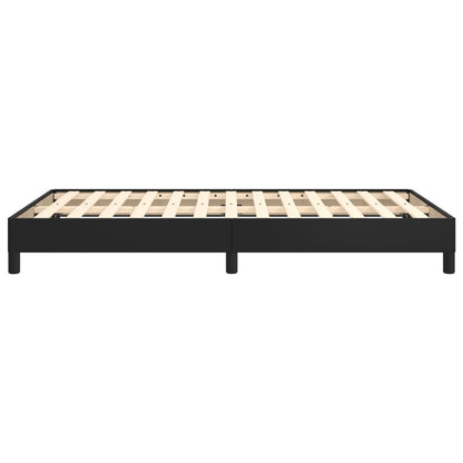 Giroletto senza Materasso Nero 120x190 cm Similpelle