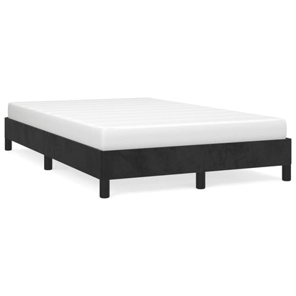 Giroletto senza Materasso Nero 120x190 cm Velluto
