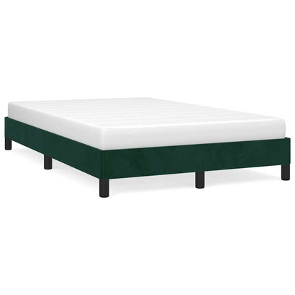 Giroletto senza Materasso Verde Scuro 120x190 cm Velluto