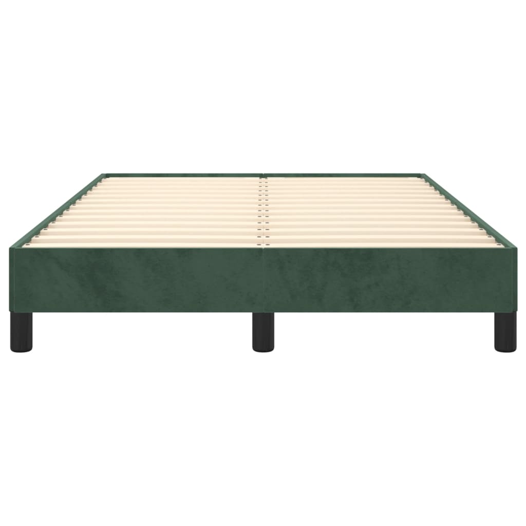 Giroletto senza Materasso Verde Scuro 120x190 cm Velluto - homemem39