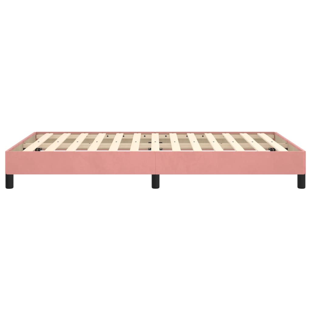 Giroletto senza Materasso Rosa 120x190 cm Velluto