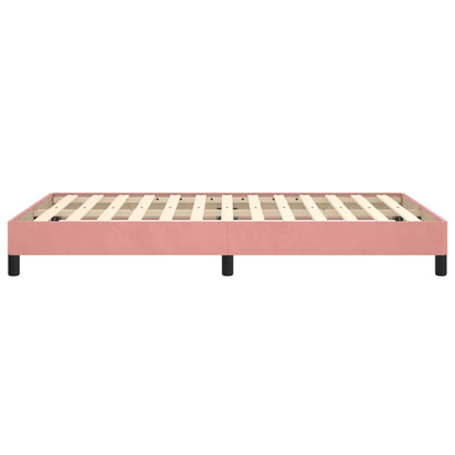 Giroletto senza Materasso Rosa 120x190 cm Velluto