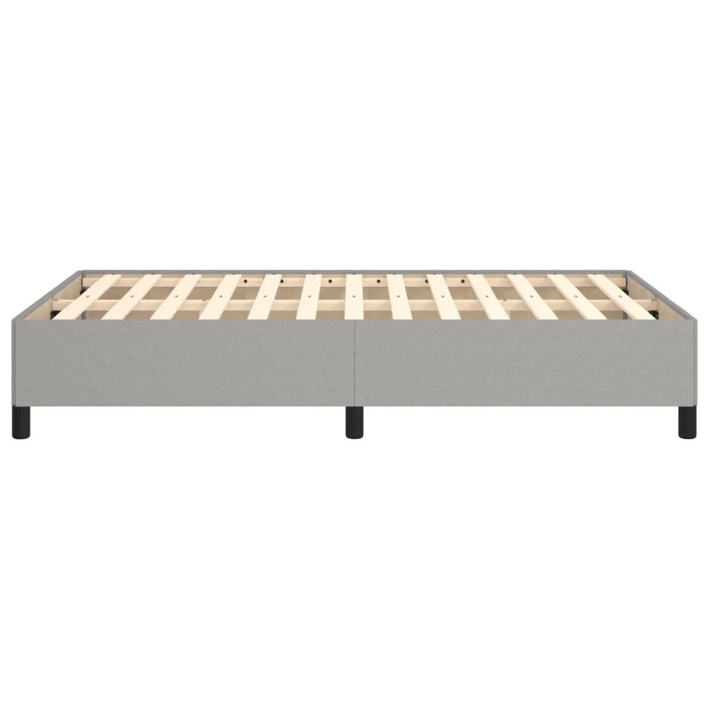 Giroletto senza Materasso Grigio Chiaro 120x190 cm in Tessuto - homemem39