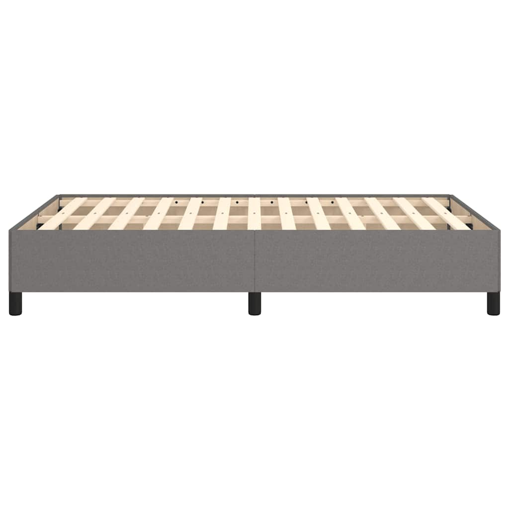Giroletto senza Materasso Grigio Scuro 120x190 cm in Tessuto