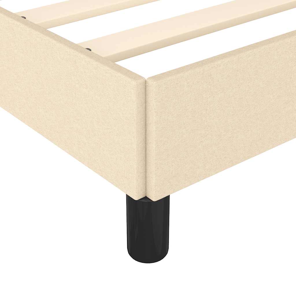 Giroletto senza Materasso Crema 120x190cm in Tessuto