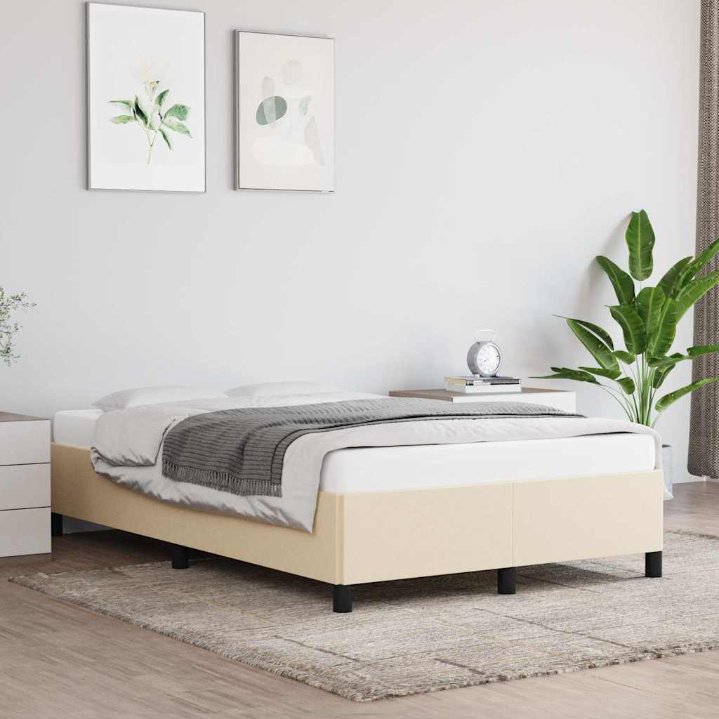 Giroletto senza Materasso Crema 120x190cm in Tessuto
