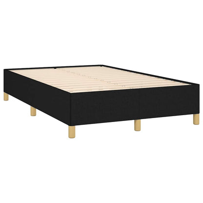 Giroletto senza Materasso Nero 120x190 cm in Tessuto