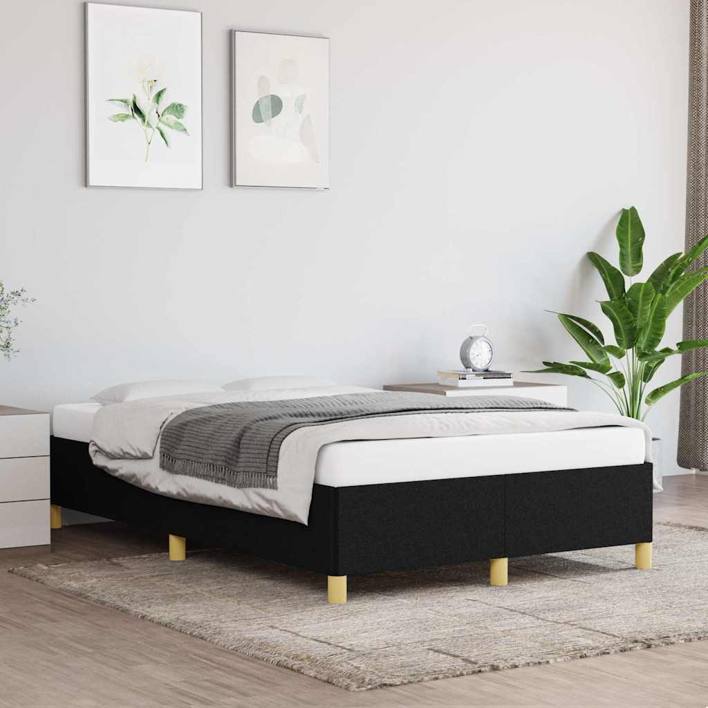 Giroletto senza Materasso Nero 120x190 cm in Tessuto | homemem39