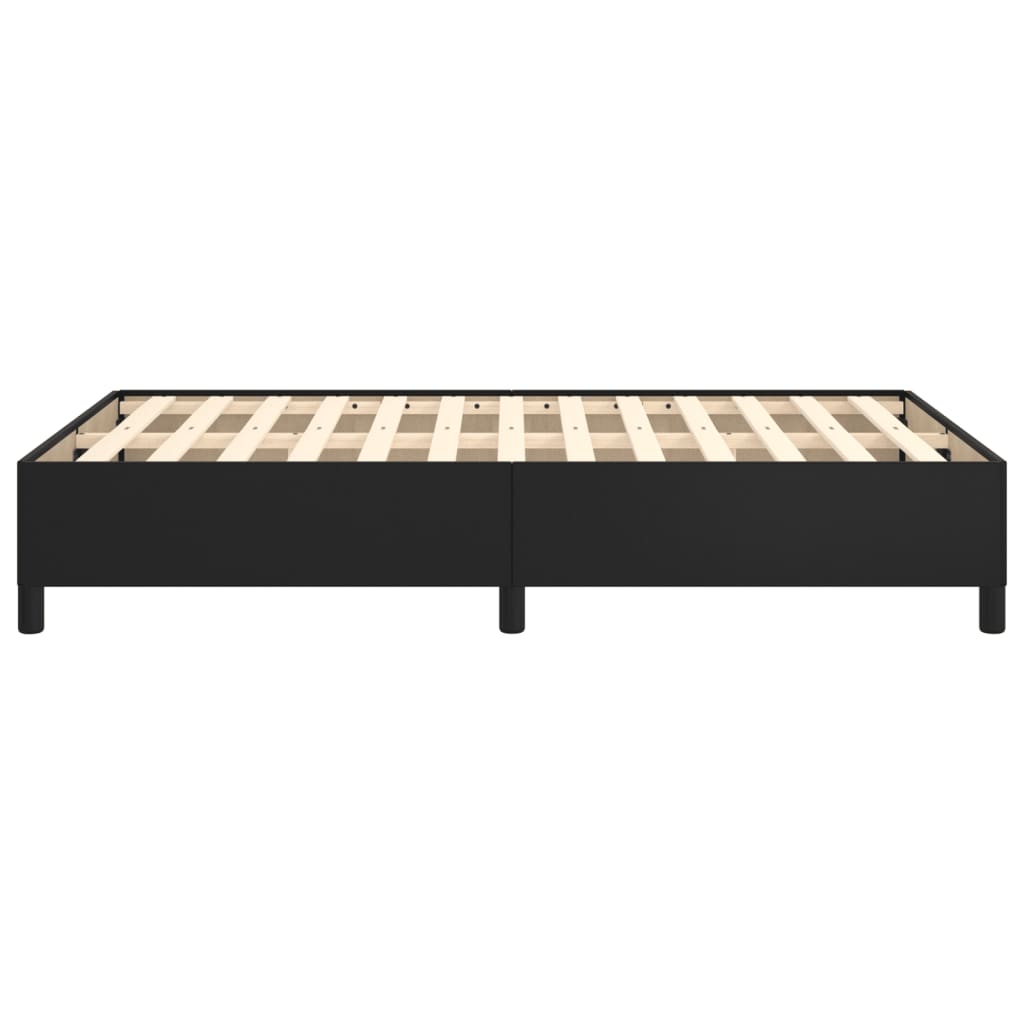 Giroletto senza Materasso Nero 120x190 cm Similpelle