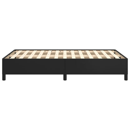 Giroletto senza Materasso Nero 120x190 cm Similpelle