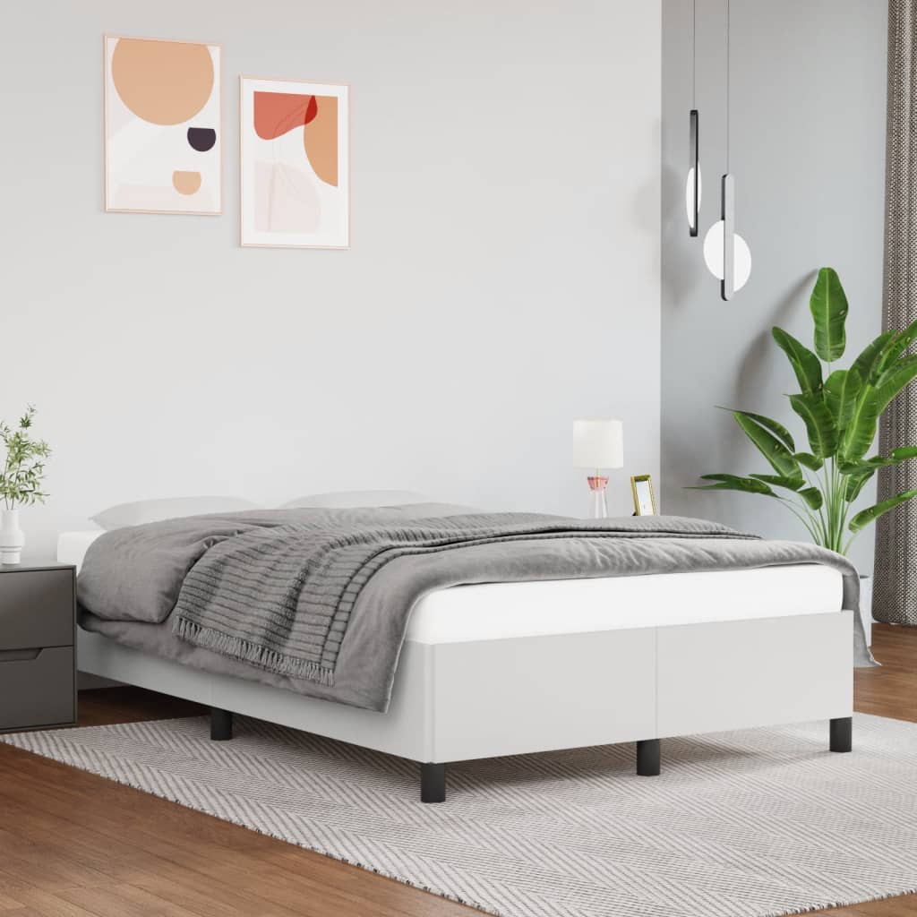 Giroletto senza Materasso Bianco 120x190 cm Similpelle | homemem39