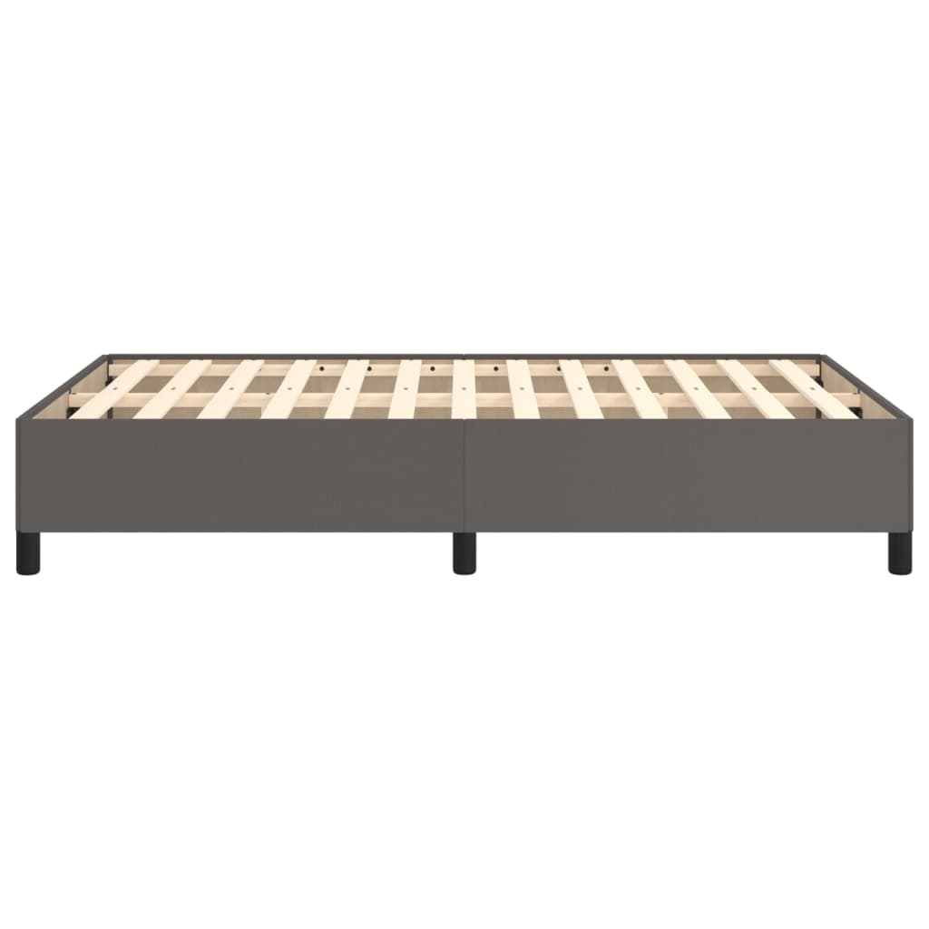 Giroletto senza Materasso Grigio 120x190 cm Similpelle | homemem39