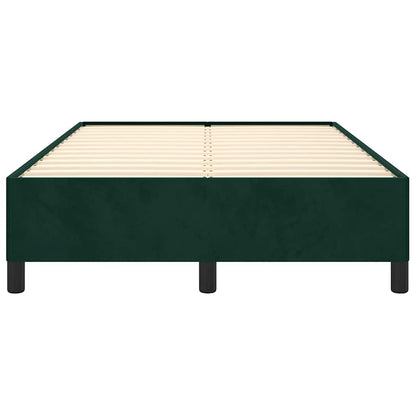 Giroletto senza Materasso Verde Scuro 120x190 cm Velluto