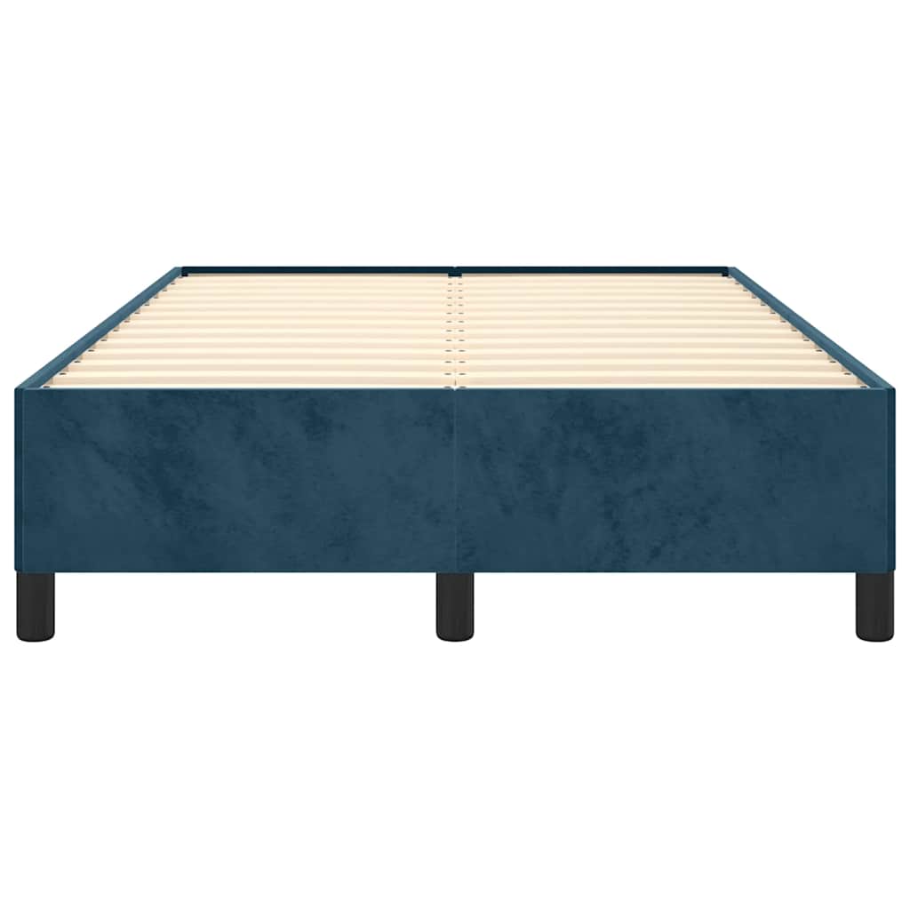 Giroletto senza Materasso Blu Scuro 120x190 cm Velluto | homemem39