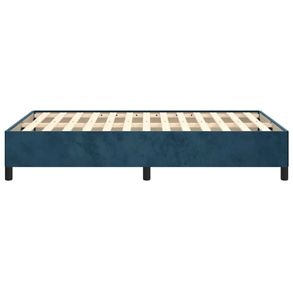 Giroletto senza Materasso Blu Scuro 120x190 cm Velluto | homemem39