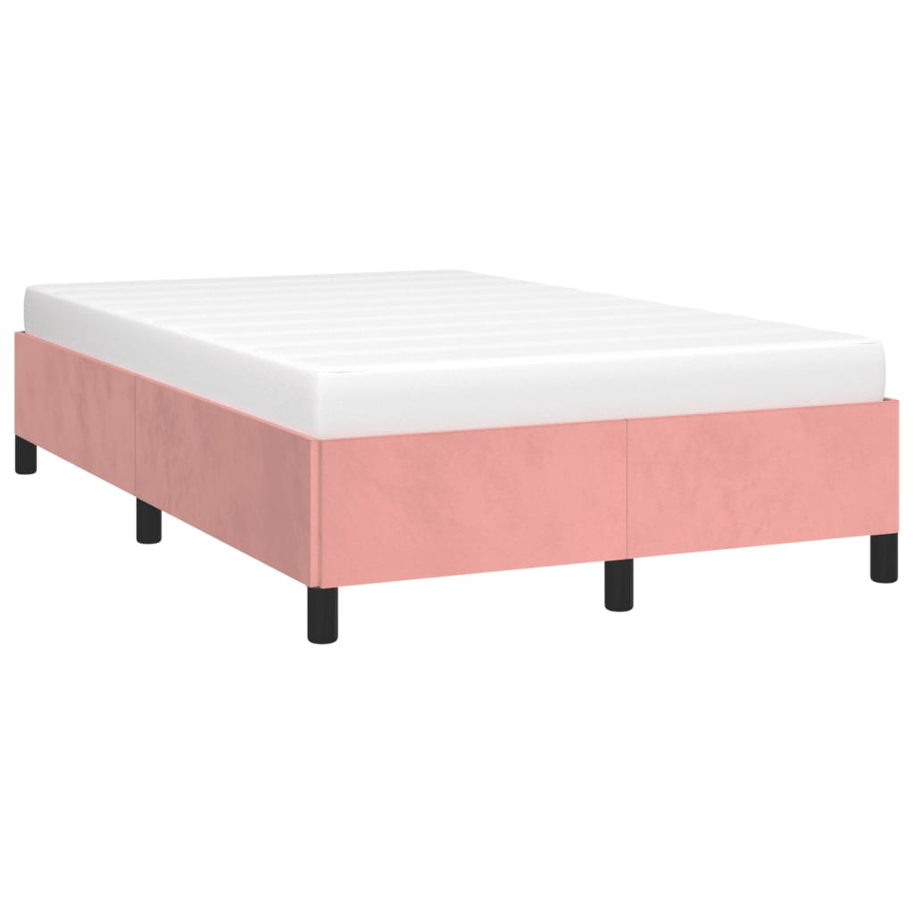 Giroletto senza Materasso Rosa 120x190 cm Velluto
