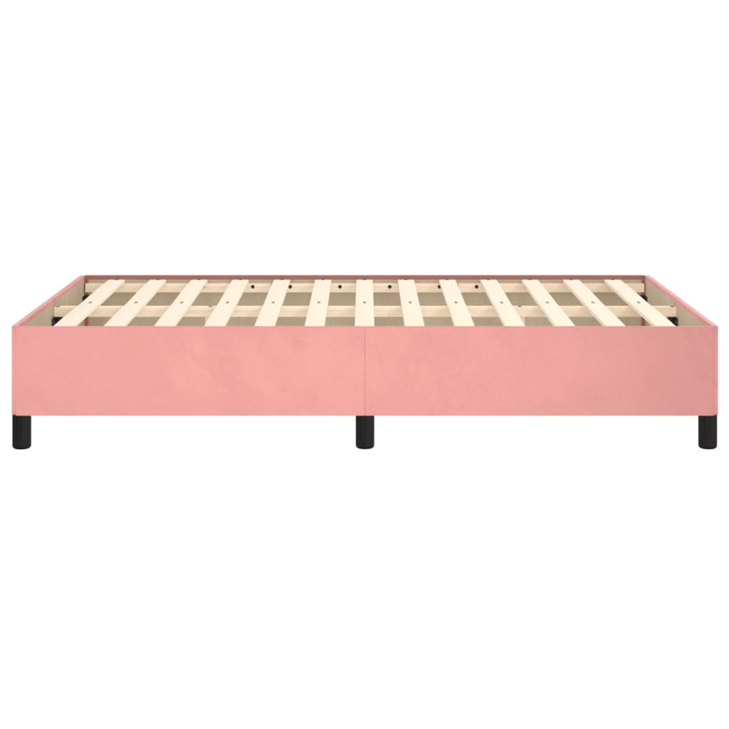 Giroletto senza Materasso Rosa 120x190 cm Velluto