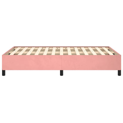 Giroletto senza Materasso Rosa 120x190 cm Velluto