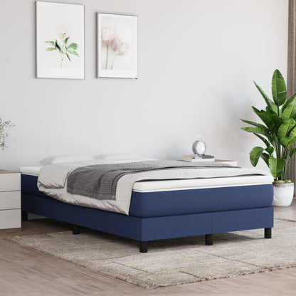 Giroletto a Molle con Materasso Blu 120x190 cm in Tessuto | homemem39