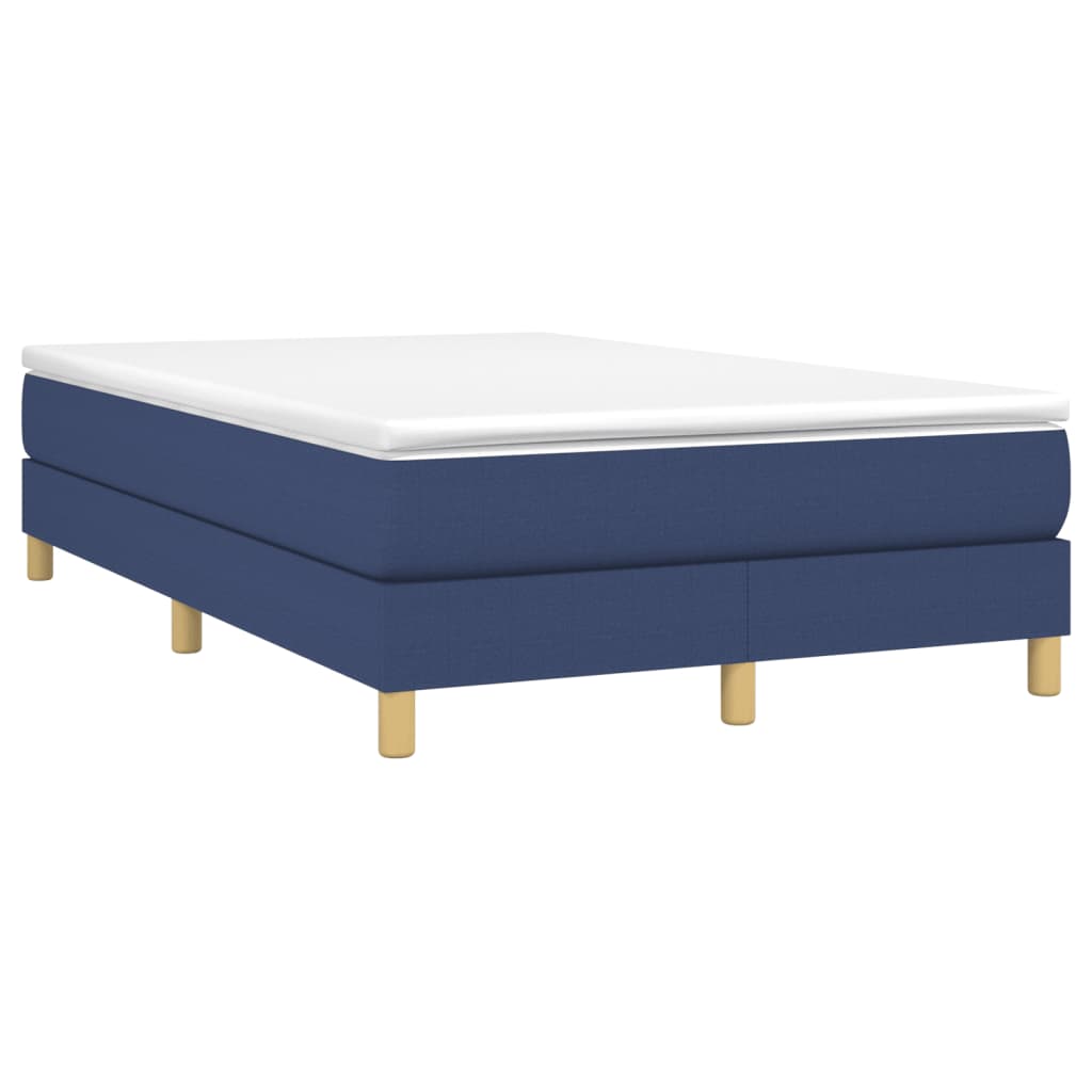Giroletto a Molle con Materasso Blu 120x190 cm in Tessuto | homemem39