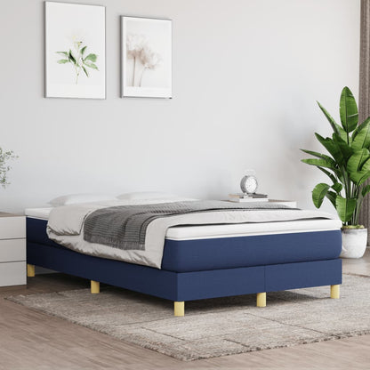 Giroletto a Molle con Materasso Blu 120x190 cm in Tessuto | homemem39