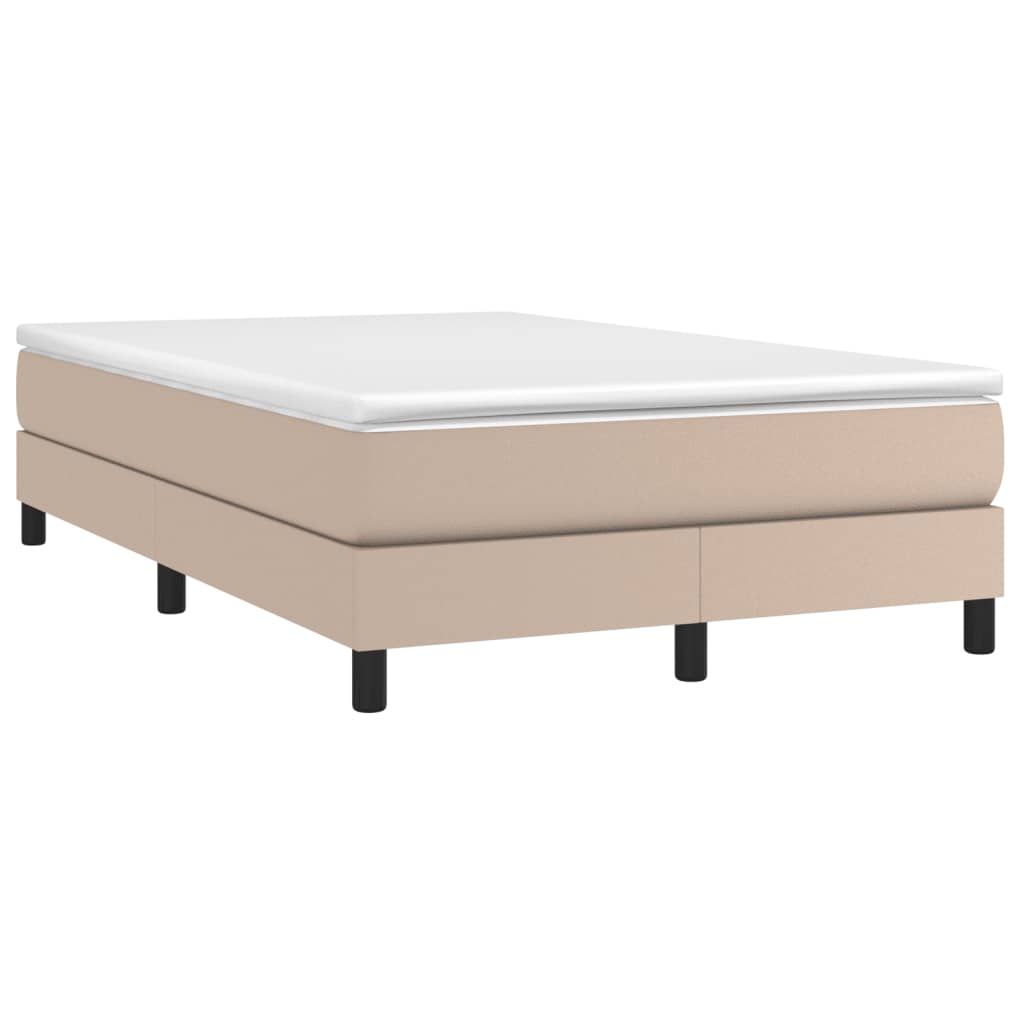 Giroletto a Molle con Materasso Cappuccino 120x190cm Similpelle | homemem39