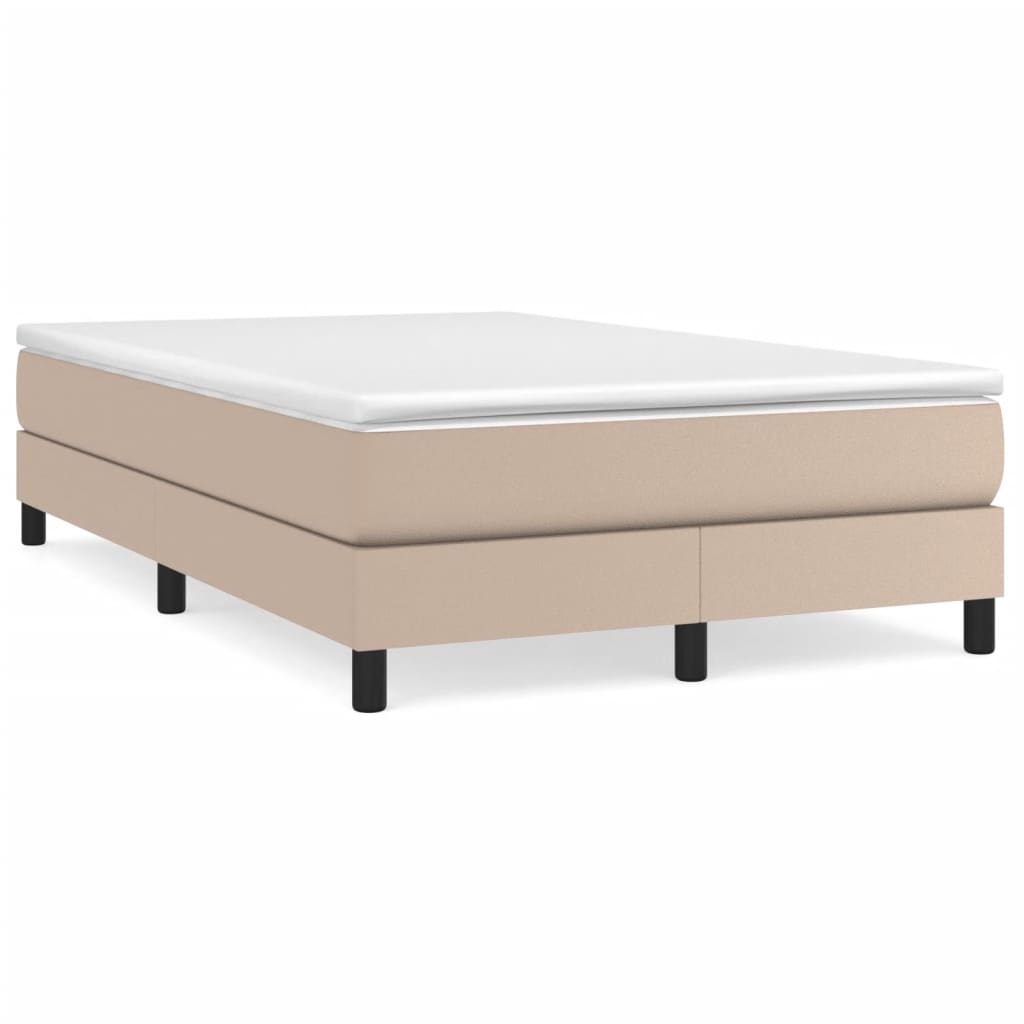 Giroletto a Molle con Materasso Cappuccino 120x190cm Similpelle | homemem39