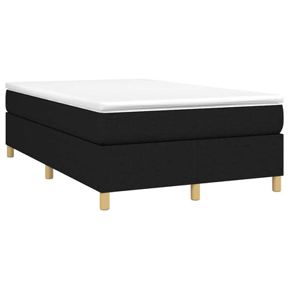 Giroletto a Molle con Materasso Nero 120x190 cm in Tessuto | homemem39