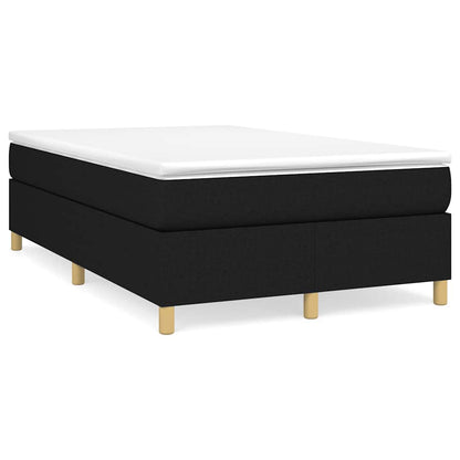 Giroletto a Molle con Materasso Nero 120x190 cm in Tessuto | homemem39