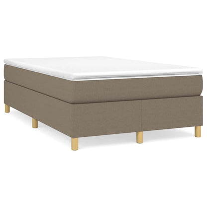 Giroletto a Molle con Materasso Tortora 120x190 cm in Tessuto | homemem39