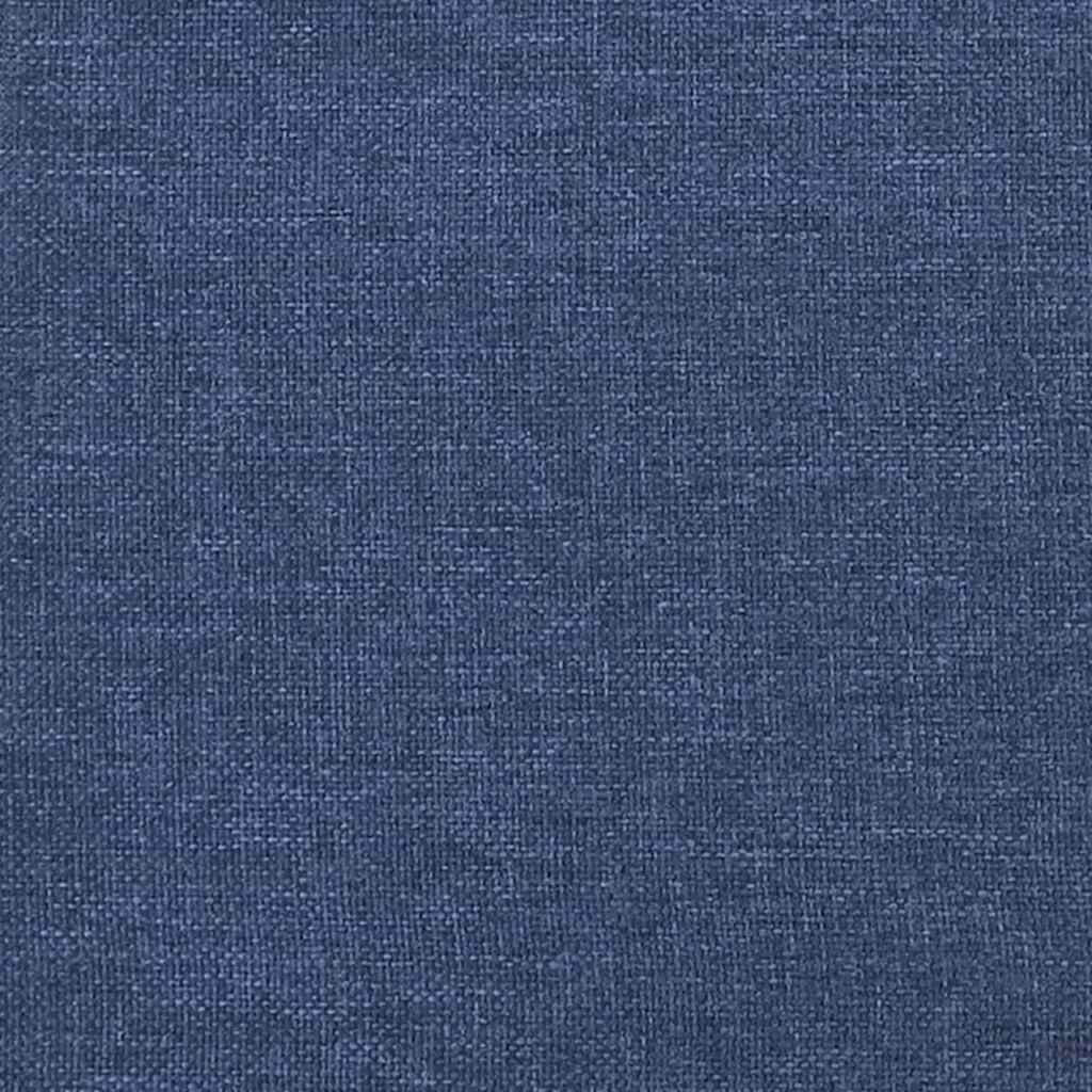 Giroletto a Molle con Materasso Blu 120x190 cm in Tessuto