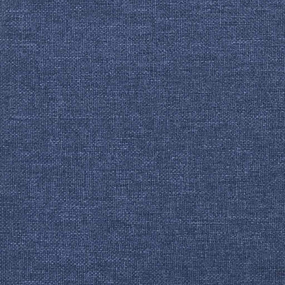 Giroletto a Molle con Materasso Blu 120x190 cm in Tessuto