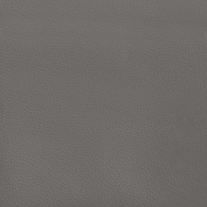 Giroletto a Molle con Materasso Grigio 120x190 cm in Similpelle | homemem39