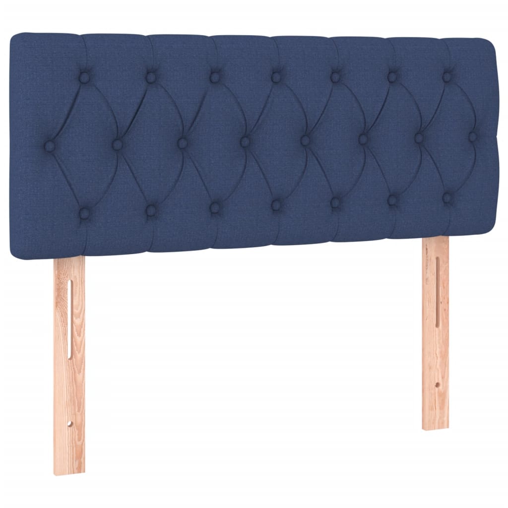 Giroletto a Molle con Materasso Blu 120x190 cm in Tessuto | homemem39