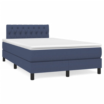 Giroletto a Molle con Materasso Blu 120x190 cm in Tessuto | homemem39