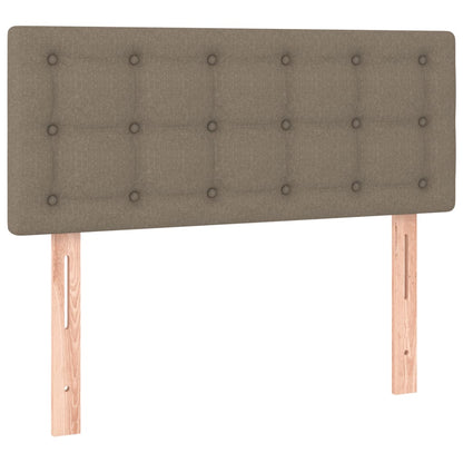 Giroletto a Molle con Materasso Tortora 120x190 cm in Tessuto | homemem39