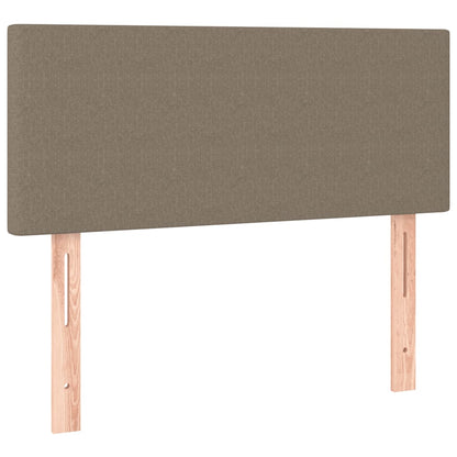 Giroletto a Molle con Materasso Tortora 120x190 cm in Tessuto | homemem39