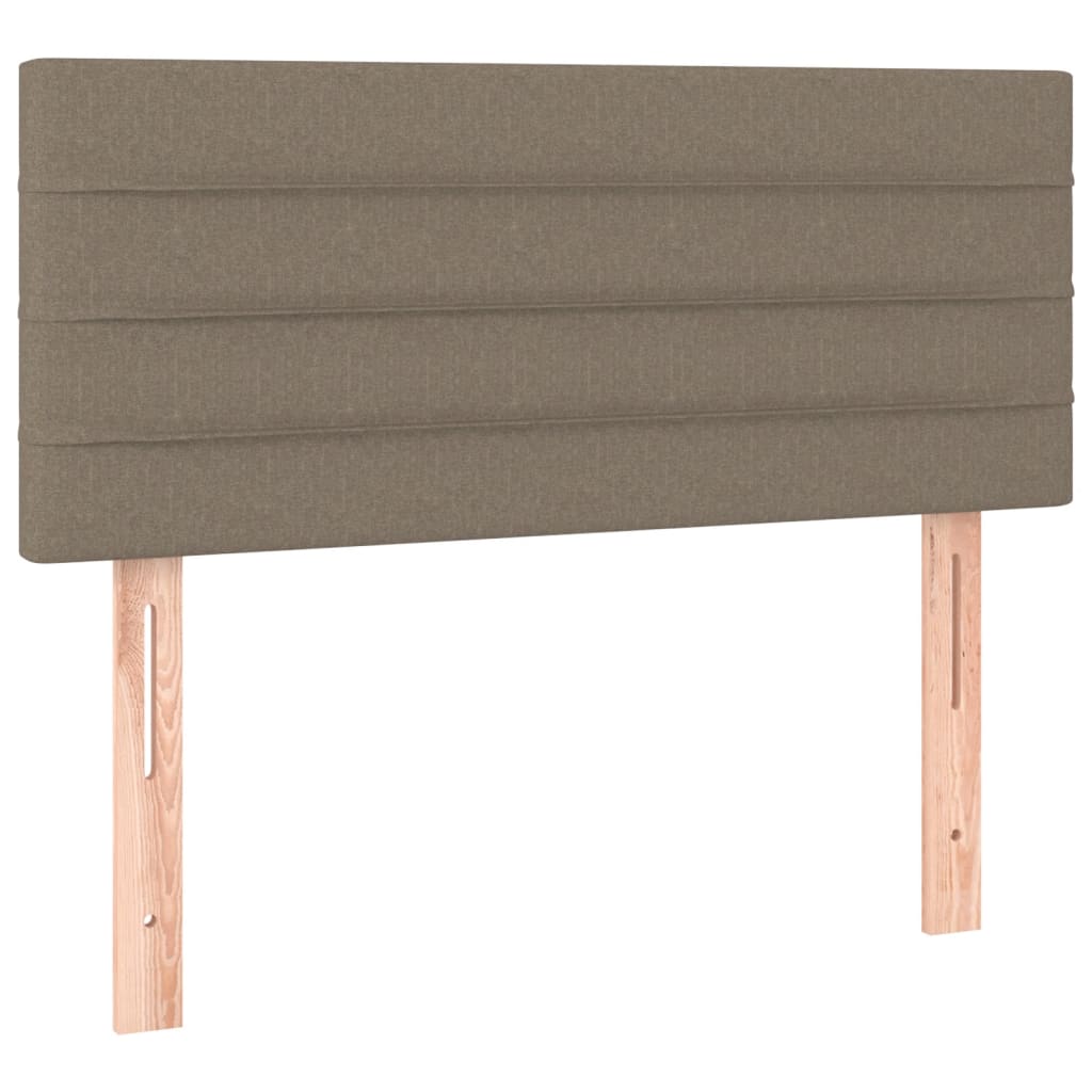 Giroletto a Molle con Materasso Tortora 120x190 cm in Tessuto | homemem39