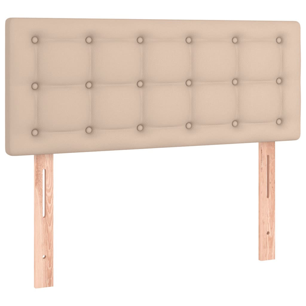 Giroletto a Molle con Materasso Cappuccino 120x190cm Similpelle | homemem39